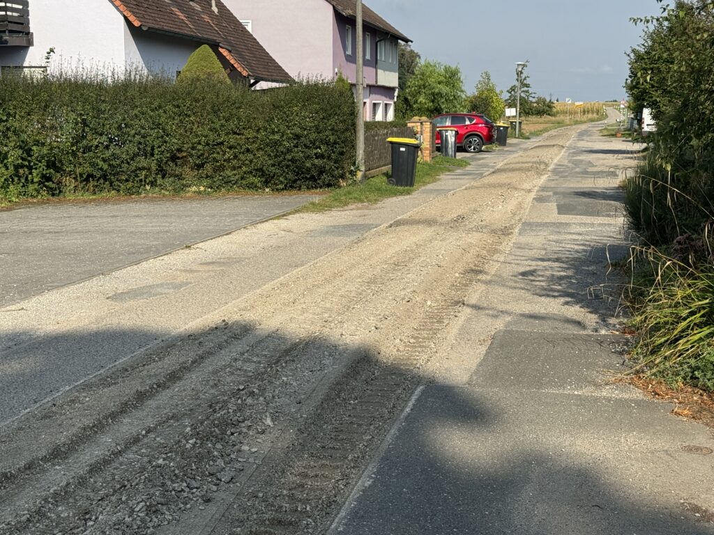 Blick Richtung Ortsausgang, Roßtal